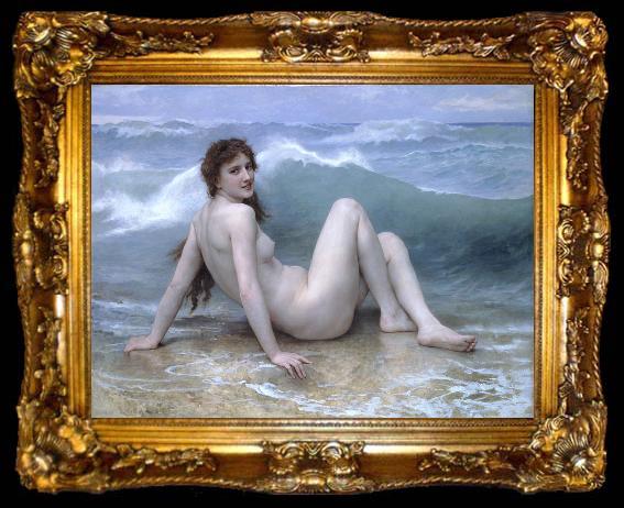 framed  William-Adolphe Bouguereau The Wave, ta009-2